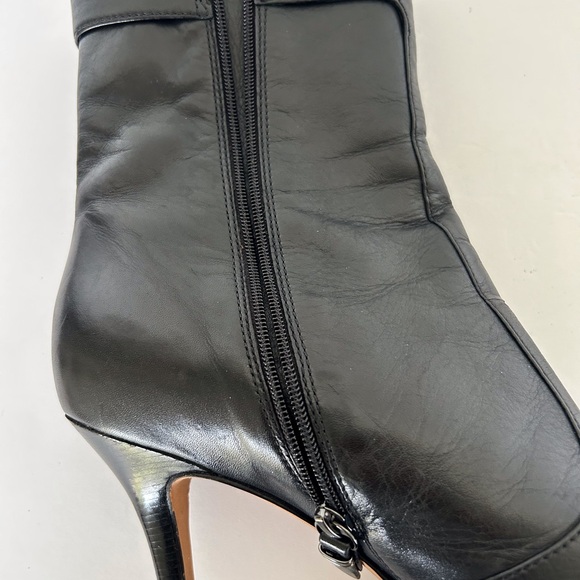 VIA SPIGA BLACK LEATHER BOOTS SIZE 8.5 - Picture 11 of 16